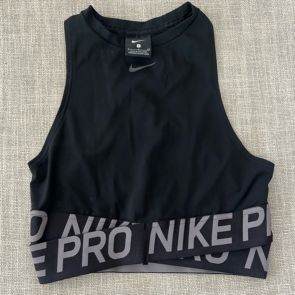 Nike Black Crop Top